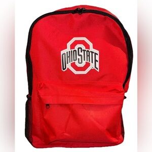 Ohio State Buckeyes Legendary Red Logo Backpack By FOCO NCAA Football New W Tags